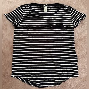H&M Striped Basic Tshirt